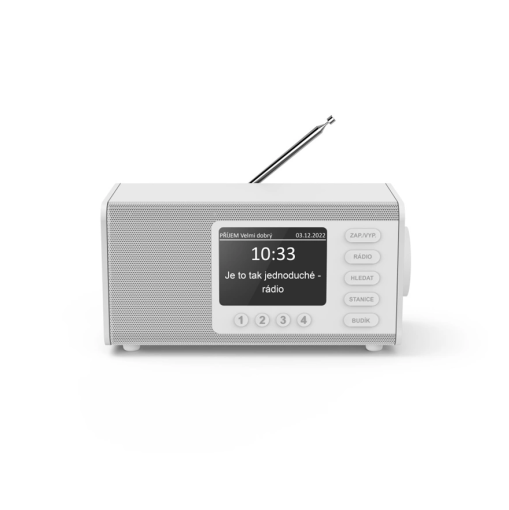 Hama DR1000 biele - digitálne rádio FM/DAB/DAB+