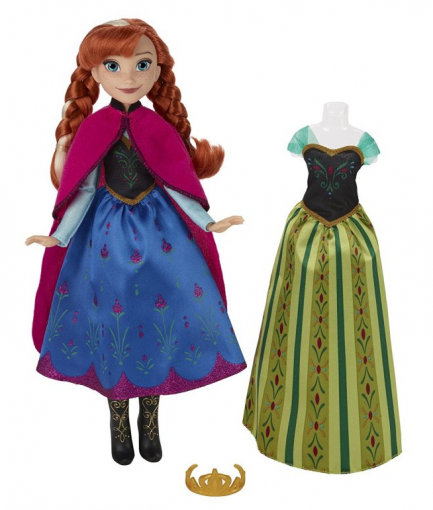 Hasbro Frozen Anna s náhradnými šatami - Bábika