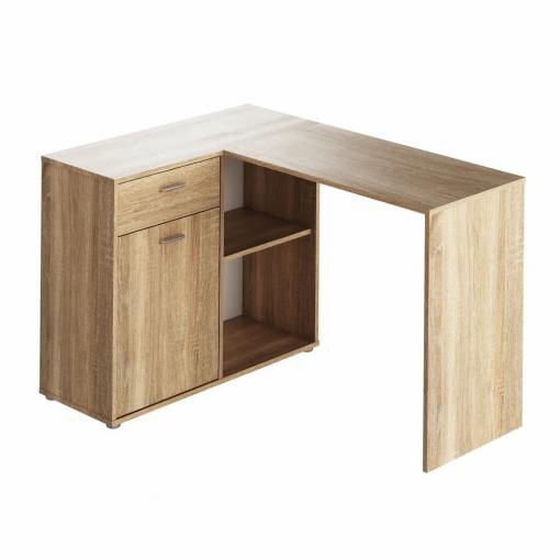KALIMERO DS - Písací rohový stôl dub sonoma