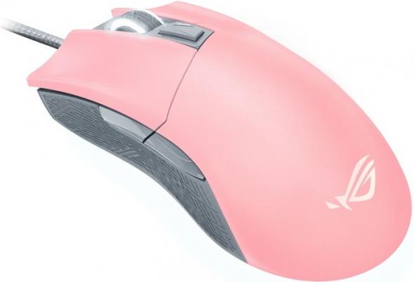 Asus ROG Gladius II Origin Pink - Hráčska optická myš