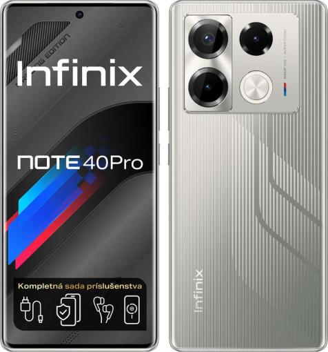 Infinix Note 40 PRO 12/256GB sivý - Mobilný telefón
