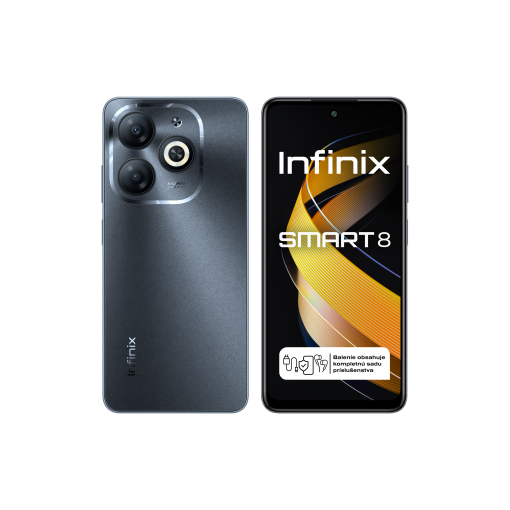 Infinix Smart 8 3/64GB čierny - Mobilný telefón