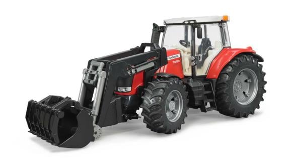 Bruder Bruder Traktor MASSEY FERGUSON 7624 s čelným nakladačom