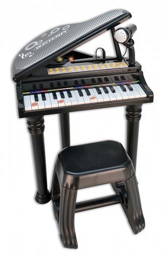 Bontempi Bontempi Detské elektronické Grand piano so stoličkou a mikrofónom 103000 - Hudobná hračka