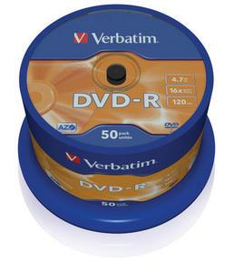 Verbatim DVD-R 50ks, 4.7GB 16x - DVD disk