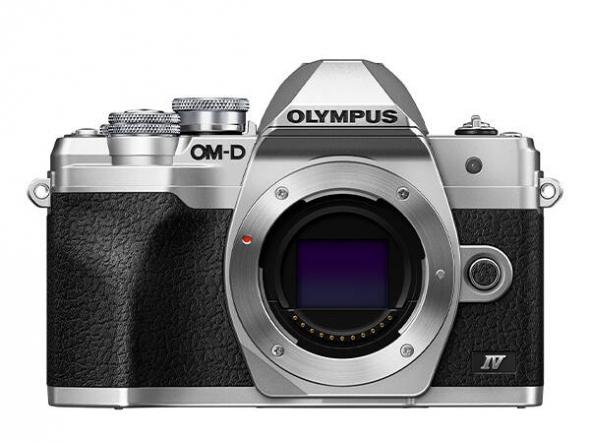 Olympus E-M10 Mark IV telo strieborný - Digitálny fotoaparát