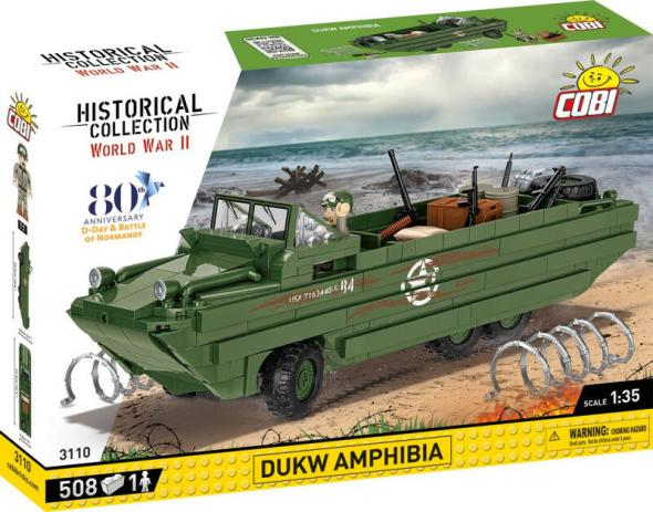 Cobi Cobi II WW DUKW Amphibia D-DAY, 1:35, 508 k, 1 f