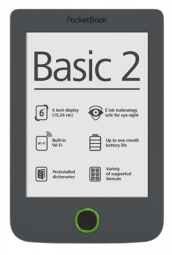 PocketBook 614 Basic 2 čierna - Čítačka elektronických kníh