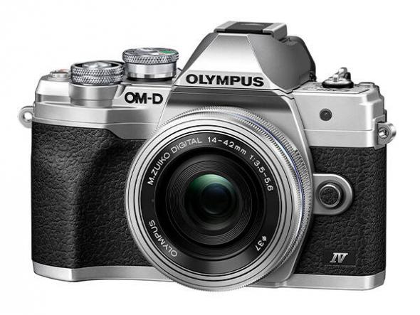Olympus E-M10 Mark IV strieborný + 14-42mm EZ Pancake strieborný - Digitálny fotoaparát