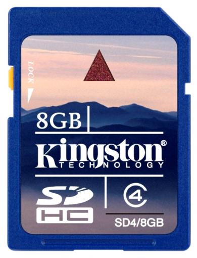Kingston SDHC 8 GB class 4 - SD karta