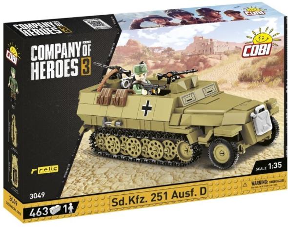 Cobi Cobi 3049 COH Sd. Kfz. 251 Ausf D, 1:35, 463 k, 1 f