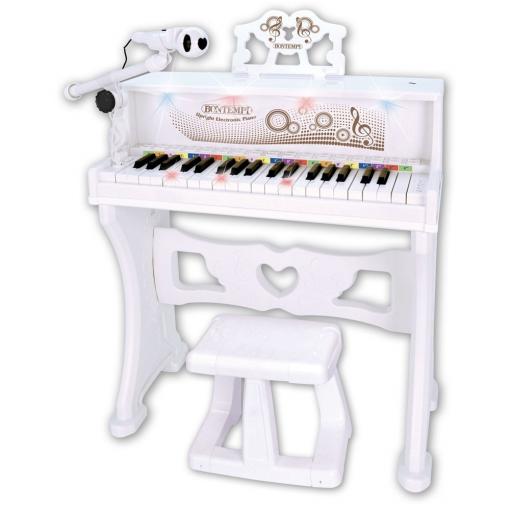 Bontempi Bontempi Detské elektronické piano so stoličkou + USB a Bluetooth pripojenie - Hudobný nástroj