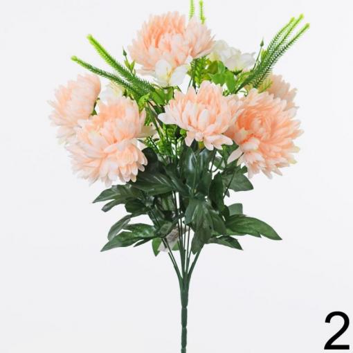 Kytica chryzantéma ružová - Umelé kvety