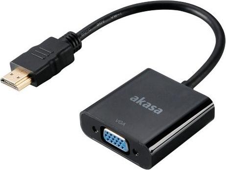 Akasa - redukcia HDMI - VGA 20cm