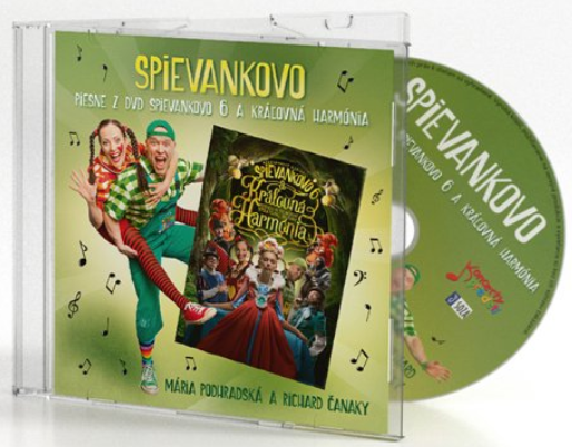Piesne z DVD Spievankovo 6 a Kráľovná Harmónia - audio CD