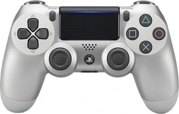 Sony Playstation 4 DualShock 4 Strieborný v2 - gamepad
