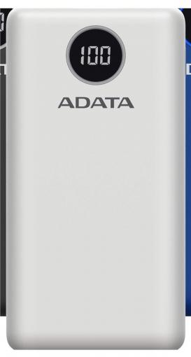 ADATA P20000QCD USB-C biely - Power bank 20000mAh