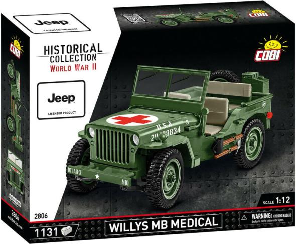 Cobi Cobi Willys MB sanitka 1:12, 1131 k