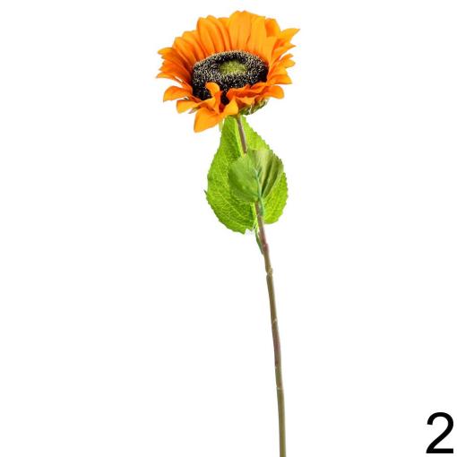 Slnečnica ks oranžová 40cm - Umelé kvety