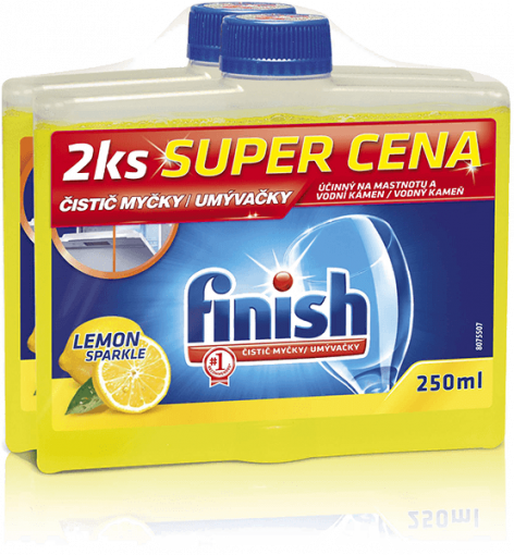 Finish - Čistič do umyvačiek 250ml DUO Lemon