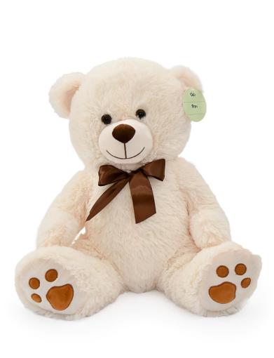 MAC Toys Medvedík sediaci krémový, 40 cm