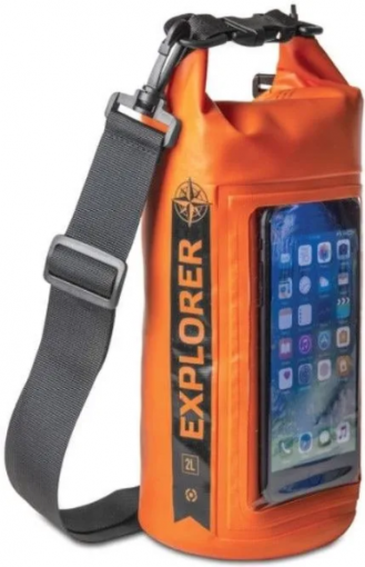Celly Explorer 2L s vreckom na telefón do 6,2" oranžový - Vodeodolný vak