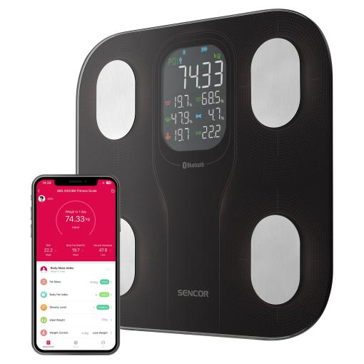 Sencor SBS 9002BK  + doručenie zadarmo  - Digitálna osobná váha