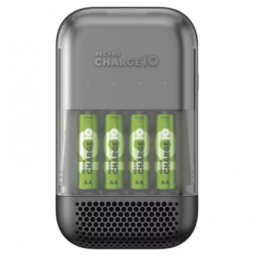 GP Charge10 S491 + 4ks ReCyko Charge10 (AA) - nabíjačka batérií 10minutes + batérie