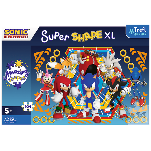 Trefl Trefl Puzzle 104 XL Super Shape -  Sonicov svet