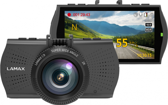 Lamax C9 čierna - Autokamera