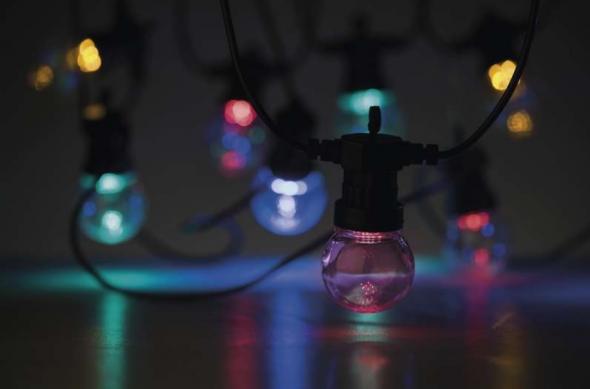 Emos Svetelná reťaz LED párty žiarovky 5m multicolor - Dekoratívne osvetlenie