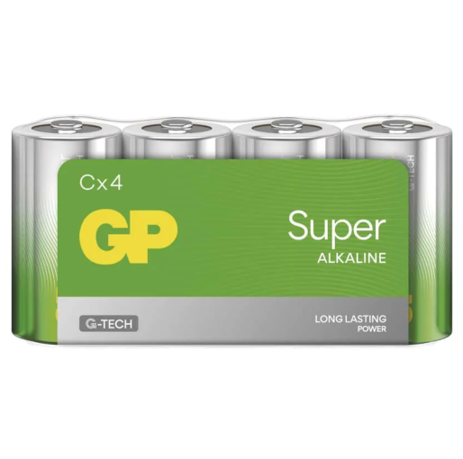 GP Super LR14 (C) 4ks - Batérie alkalické