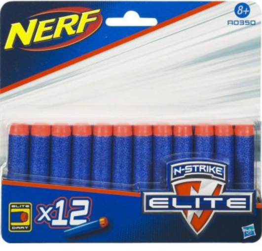 Hasbro NERF Strike Elite náhradné šípky 12 ks A0350 - Šípky