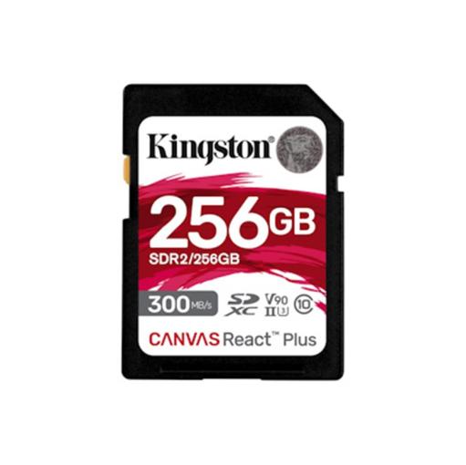 Kingston Canvas React Plus SDXC 256GB UHS-II U3 V90 Class 10 (r300MB,w260MB) - Pamäťová karta SD