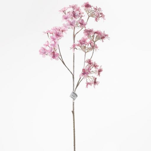 Hortenzia 78cm ružová - Umelý kvet