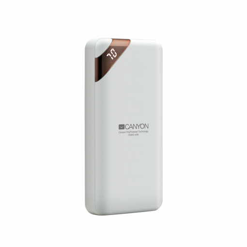 Canyon USB-C 20000mAh biely - Power bank polymérový