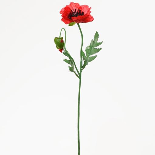 Mak červený kus 49 cm - Umelé kvety