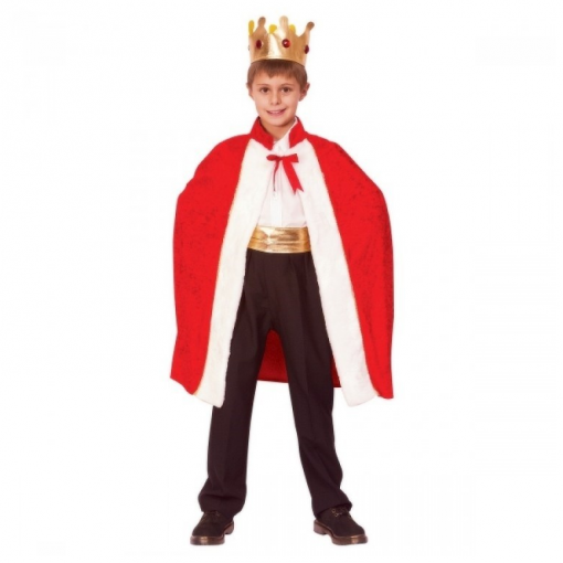 Casallia Kráľ s korunou M - Karnevalový kostým