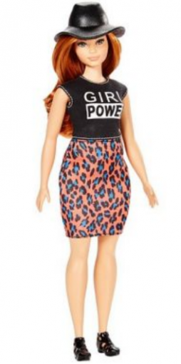 Mattel Barbie Barbie Fashionistas modelka Lovin’ Leopard – Oblých tvarov DYY94 - Barbie