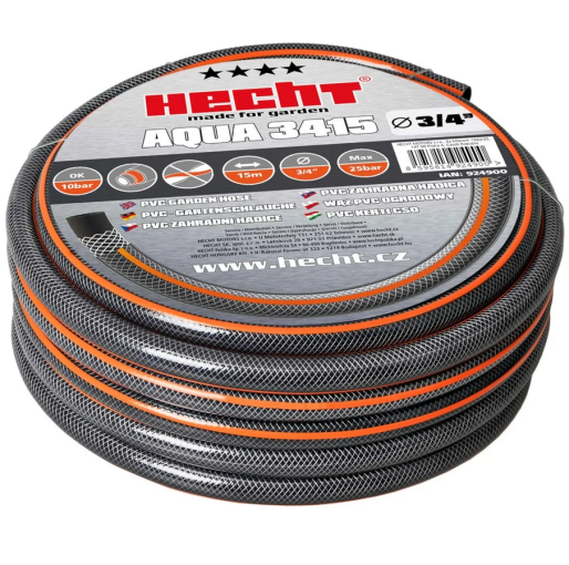 Hecht AQUA 3415 - Záhradná hadica. 3/4 ", 15 m