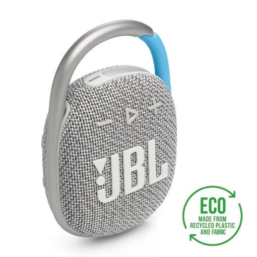 JBL CLIP 4 Eco White - Ultra prenosný vodeodolný reproduktor