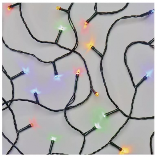 Emos LED vianočná reťaz 18m multicolor, časovač - Vianočné osvetlenie vonkajšie aj vnútorné