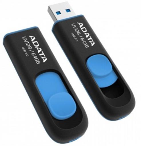 ADATA UV128 64GB modrý - USB 3.0 kľúč
