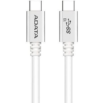 ADATA kábel USB-C to USB-C 3.1 strieborný 1m - prepojovací kábel USB-C