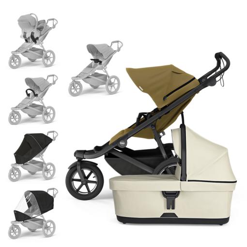 THULE Kočík Urban Glide 3 Nutria/Soft Beige set XXL