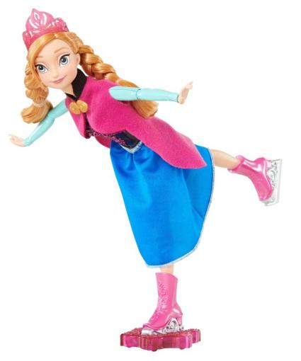Mattel Disney Frozen Princezná Anna - korčuliarka - Bábika