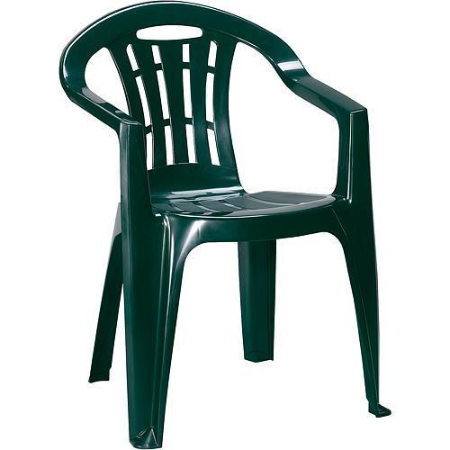 CURVER® MALLORCA ZE - stolička bez podušky, zelená, plastová, max 100kg