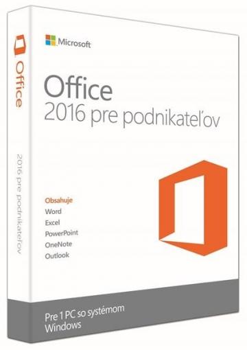 Microsoft Office 2016 pre podnikateľov SK - Kancelársky balík