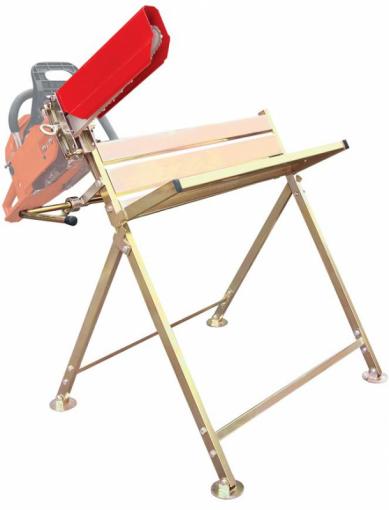 Strend Pro vystavený kus - Stojan na pílenie dreva s držiakom na pílu, max. 120 kg
