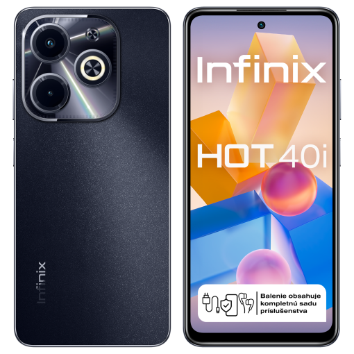 Infinix Hot 40i 8/256GB čierny - Mobilný telefón